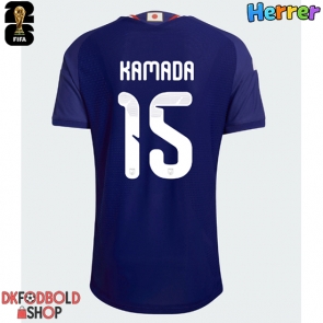 Japan Daichi Kamada #15 Hjemmebanetrøje VM 2026 Kort ærmer